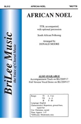 African Noel TTB choral sheet music cover